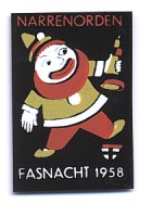 Kinderumzugsplakette 1958